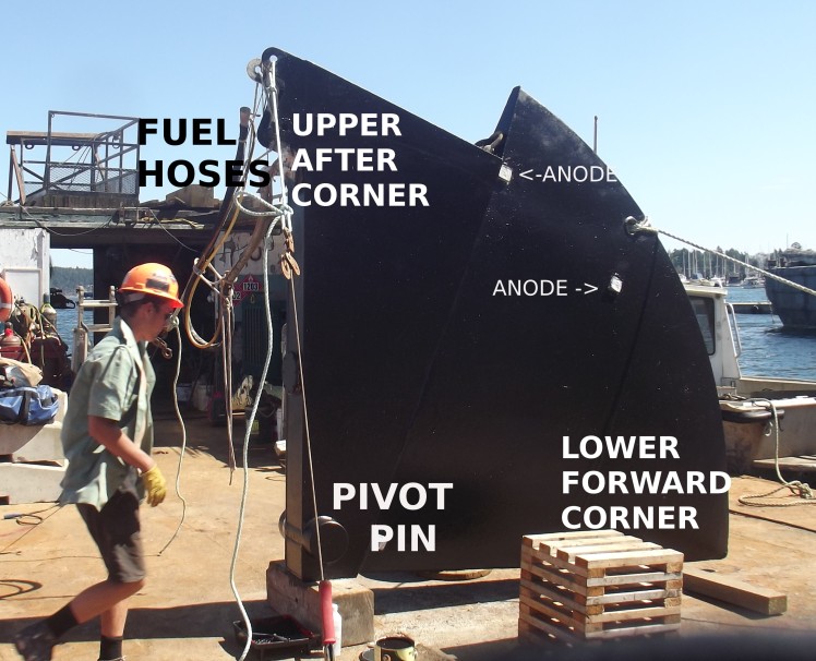 Centerboard, labeled